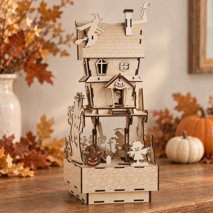 Haunted House Wooden DIY Model Kit