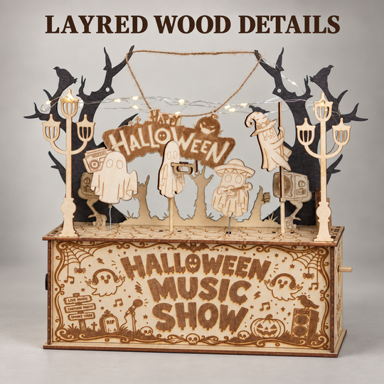 Halloween Show Wooden DIY Model Kit