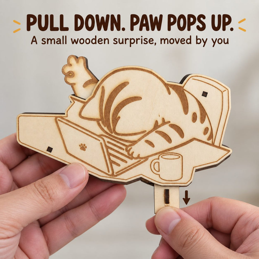 A paw that pops up