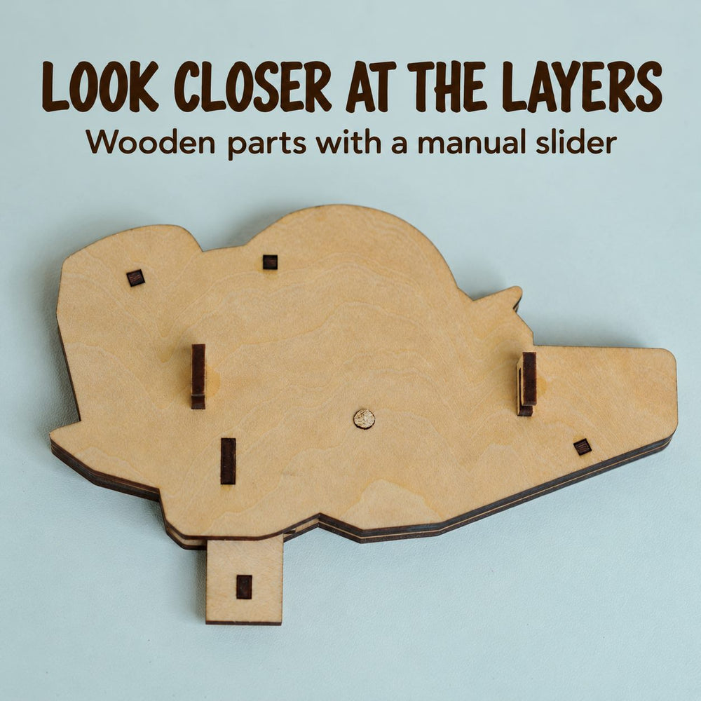 Look at the wood layers