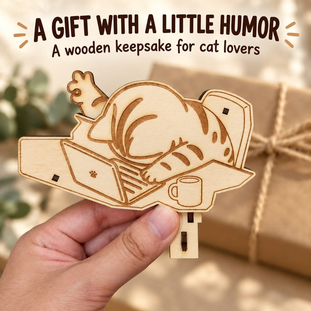 A lighthearted cat gift