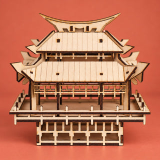 Moonlit Pagoda Wooden Model Kit