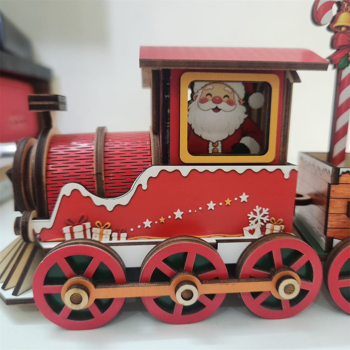 Personalized Christmas Family Wooden Train DIY Kit customer review photo 6