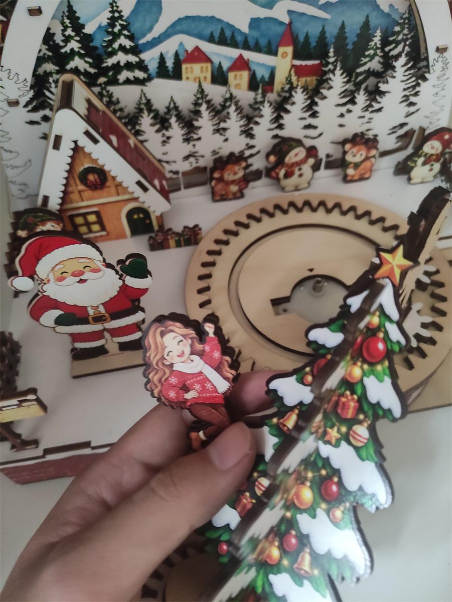 Christmas Family Carousel Wooden DIY Kit customer review photo 2