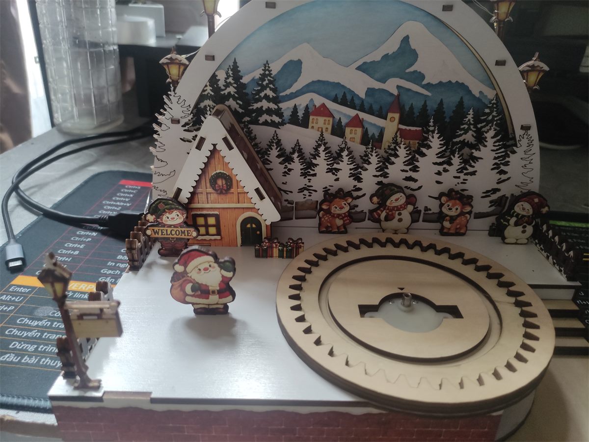 Christmas Family Carousel Wooden DIY Kit customer review photo 3