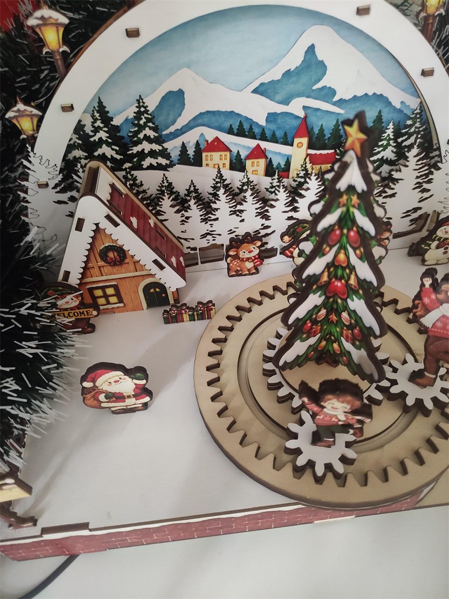 Christmas Family Carousel Wooden DIY Kit customer review photo 4