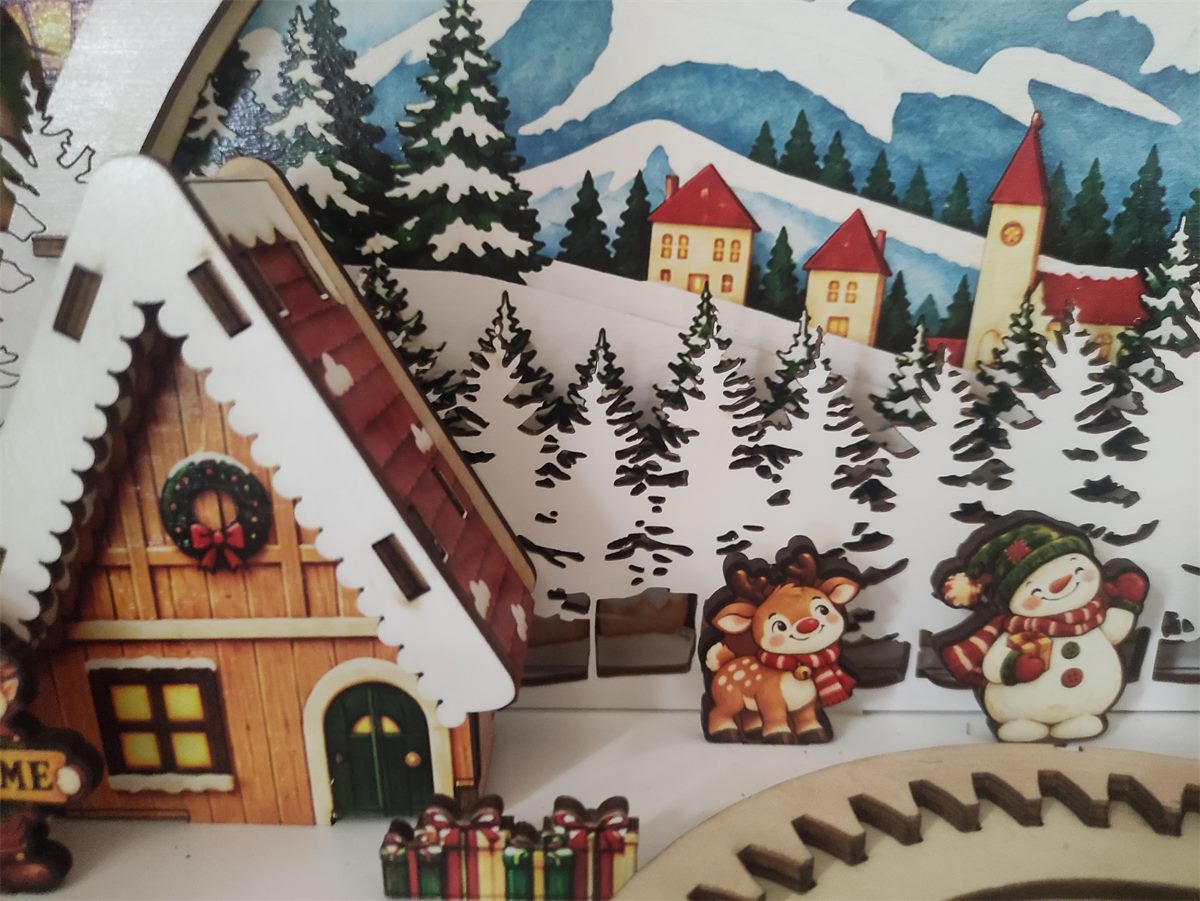 Christmas Family Carousel Wooden DIY Kit customer review photo 5