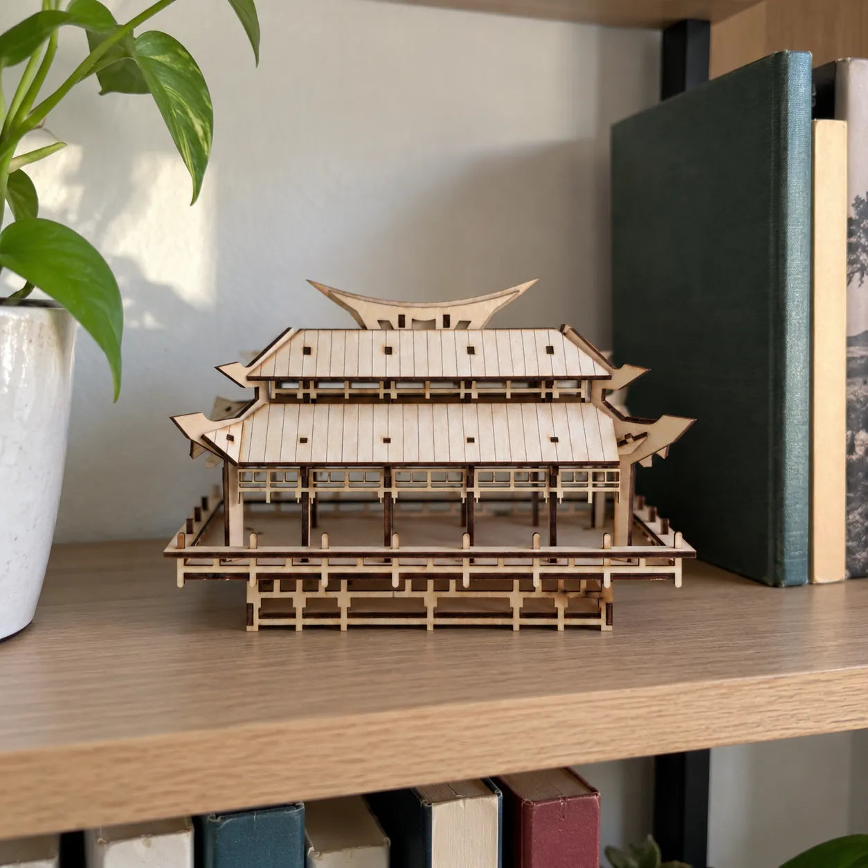 Open Gallery Wooden Temple Model Kit — photo from the review gallery