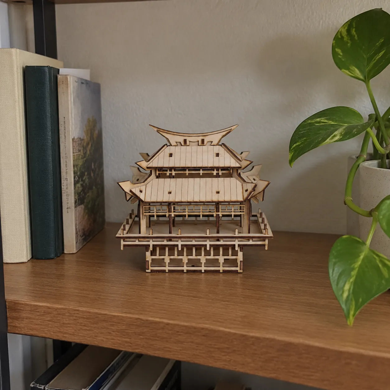 Moonlit Pagoda Wooden Model Kit review photo