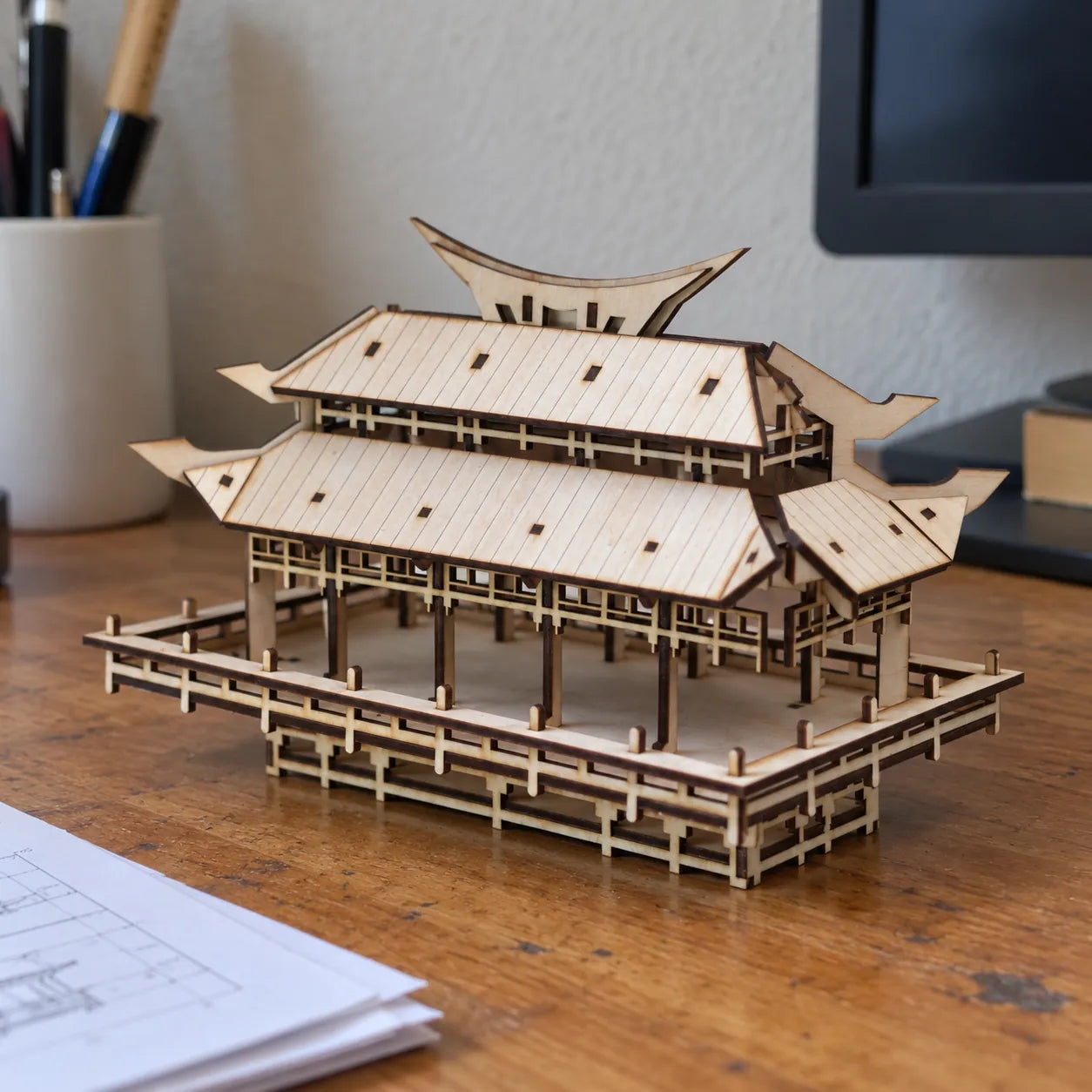 Open Gallery Wooden Temple Model Kit review photo