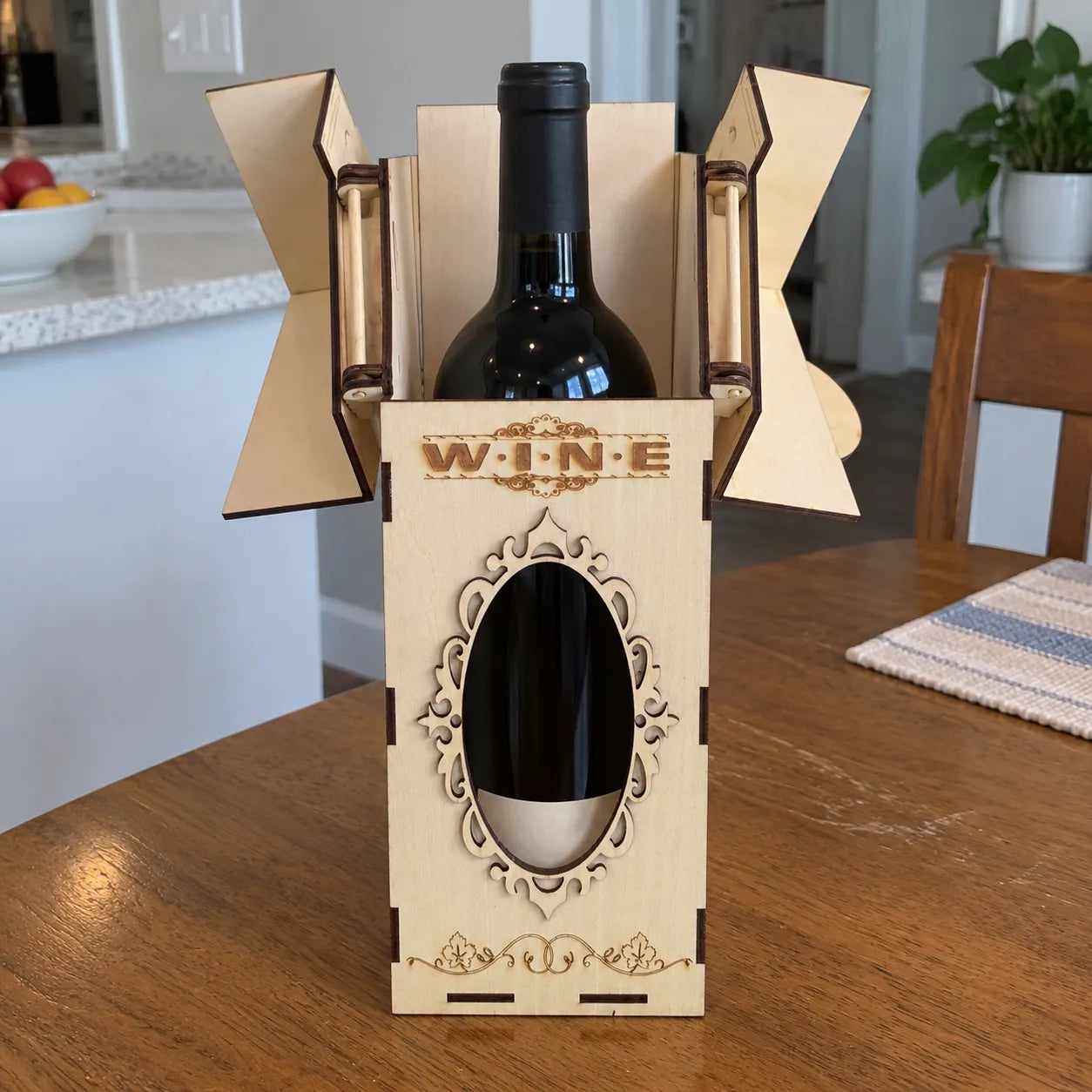 Wing-Door Wooden Wine Presentation Box review photo