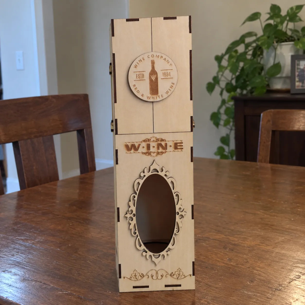 Wing-Door Wooden Wine Presentation Box review photo